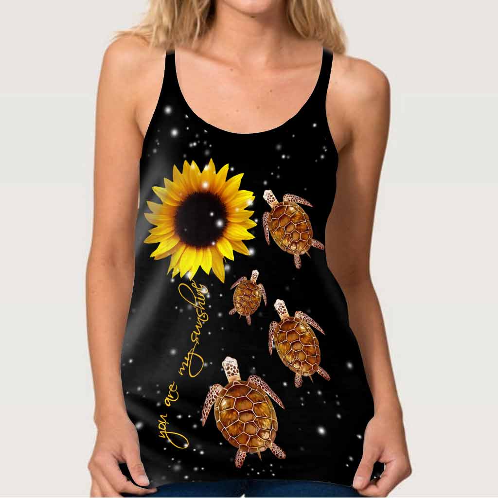 You Are My Sunshine - Turtle Cross Tank Top
