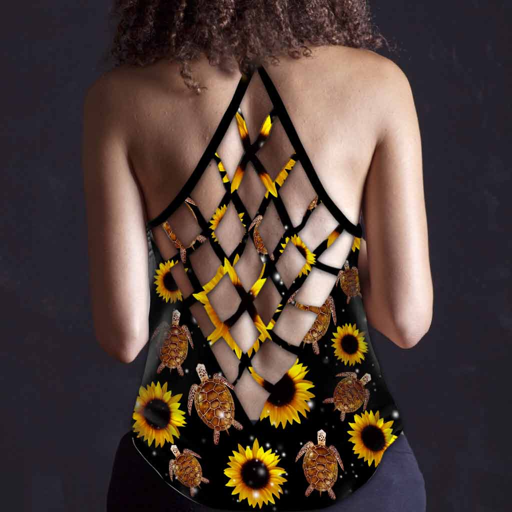 You Are My Sunshine - Turtle Cross Tank Top