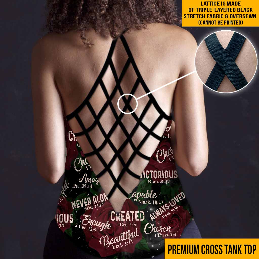 You Are - Skull Personalized Cross Tank Top