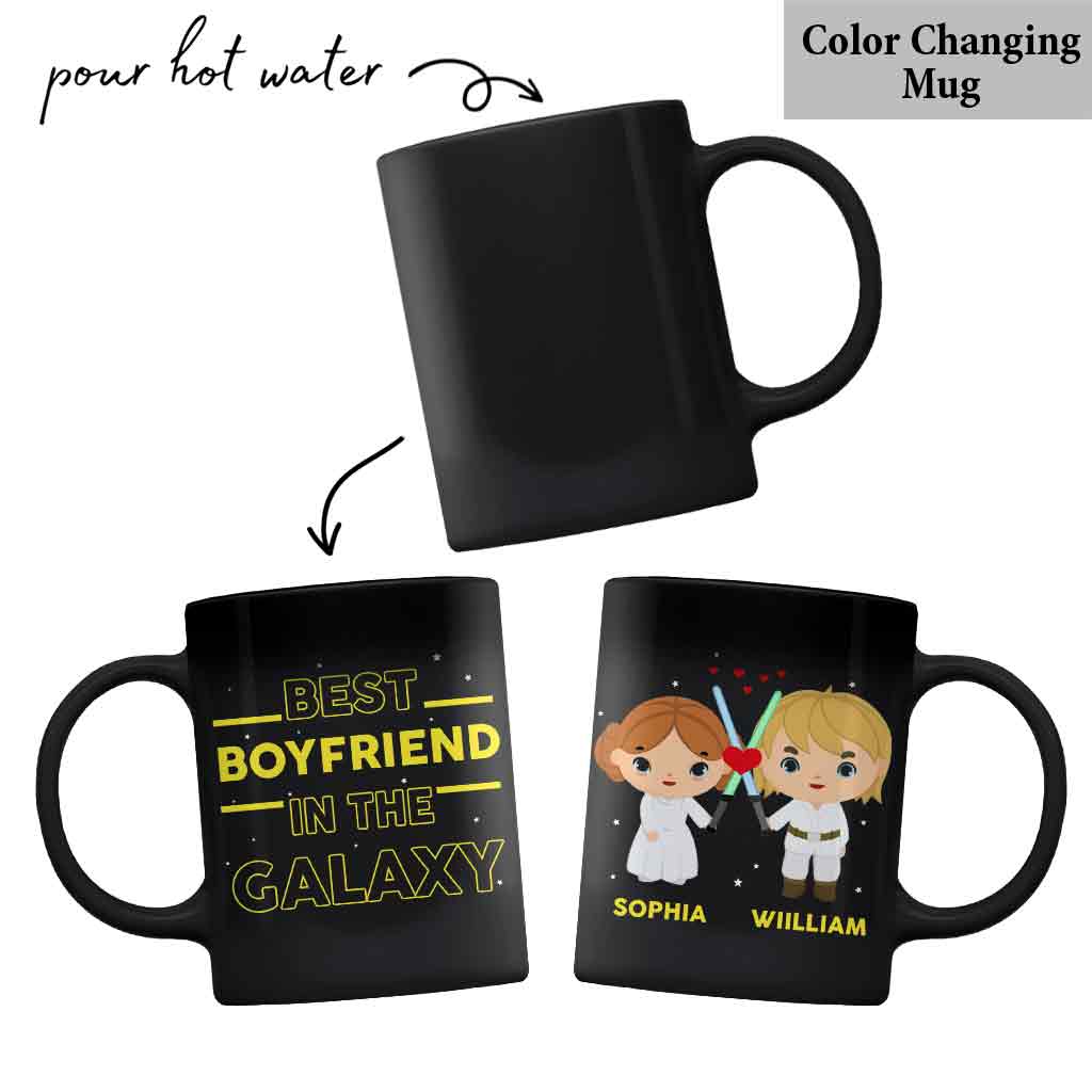 Best Boyfriend Husband In The Galaxy - Personalized The Force Mug