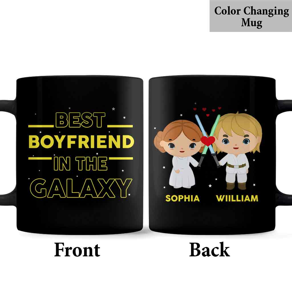 Best Boyfriend Husband In The Galaxy - Personalized The Force Mug