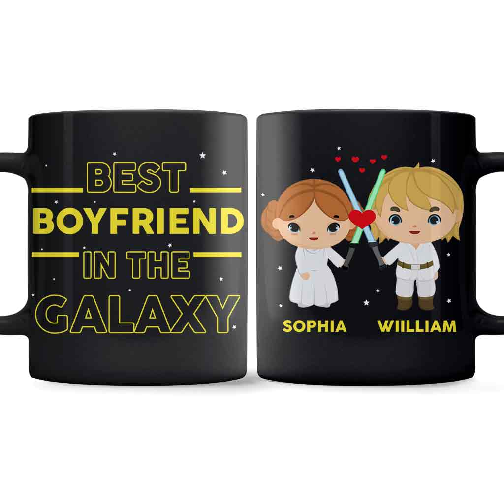 Best Boyfriend Husband In The Galaxy - Personalized The Force Mug