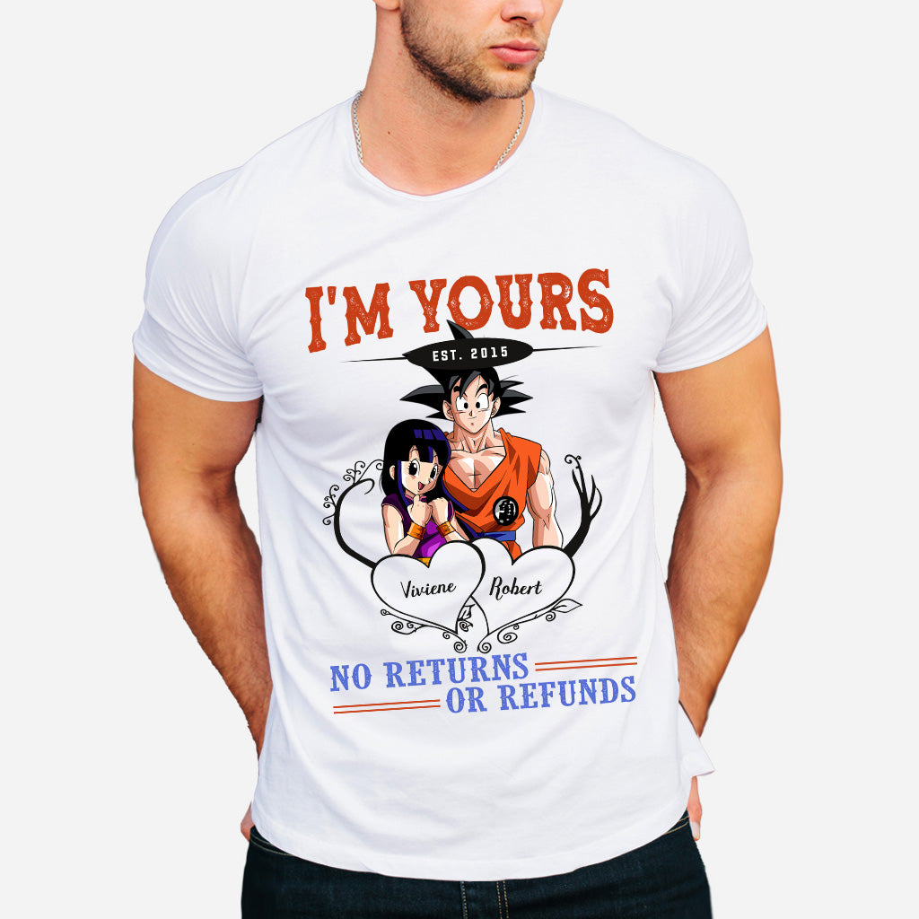 I'm Yours No Returns Or Refunds - Personalized Seven Balls T-shirt and Hoodie