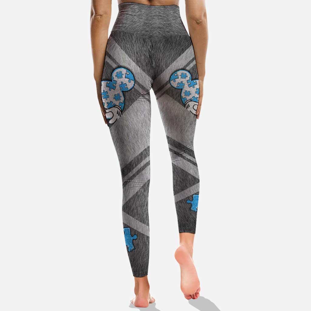 Be You The World Will Adjust - Personalized Autism Awareness Hoodie And Leggings