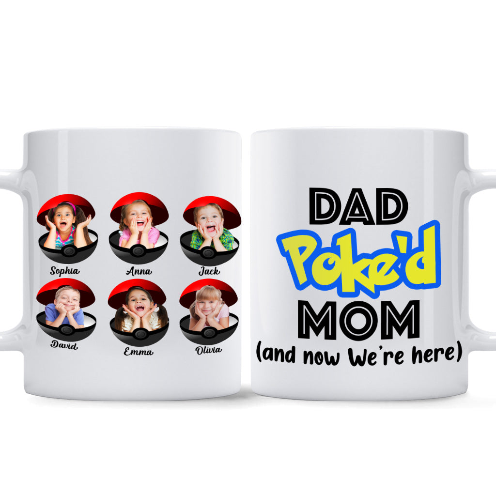 Dad Poked Mom - Personalized Monster Trainer Mug