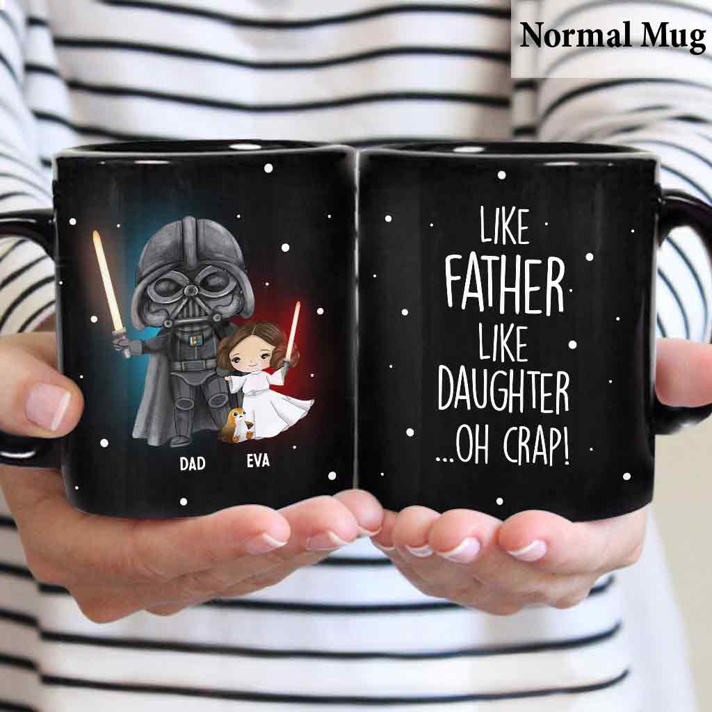 Like Father Like Daughter - Personalized The Force Mug