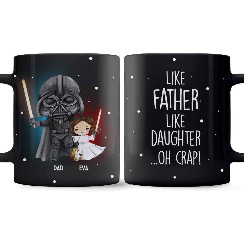 Like Father Like Daughter - Personalized The Force Mug