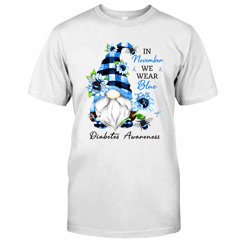 In November We Wear Blue Diabetes Awareness T-shirt and Hoodie 102021