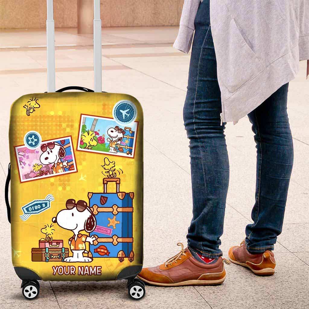 Adventure Awaits - Personalized Luggage Cover