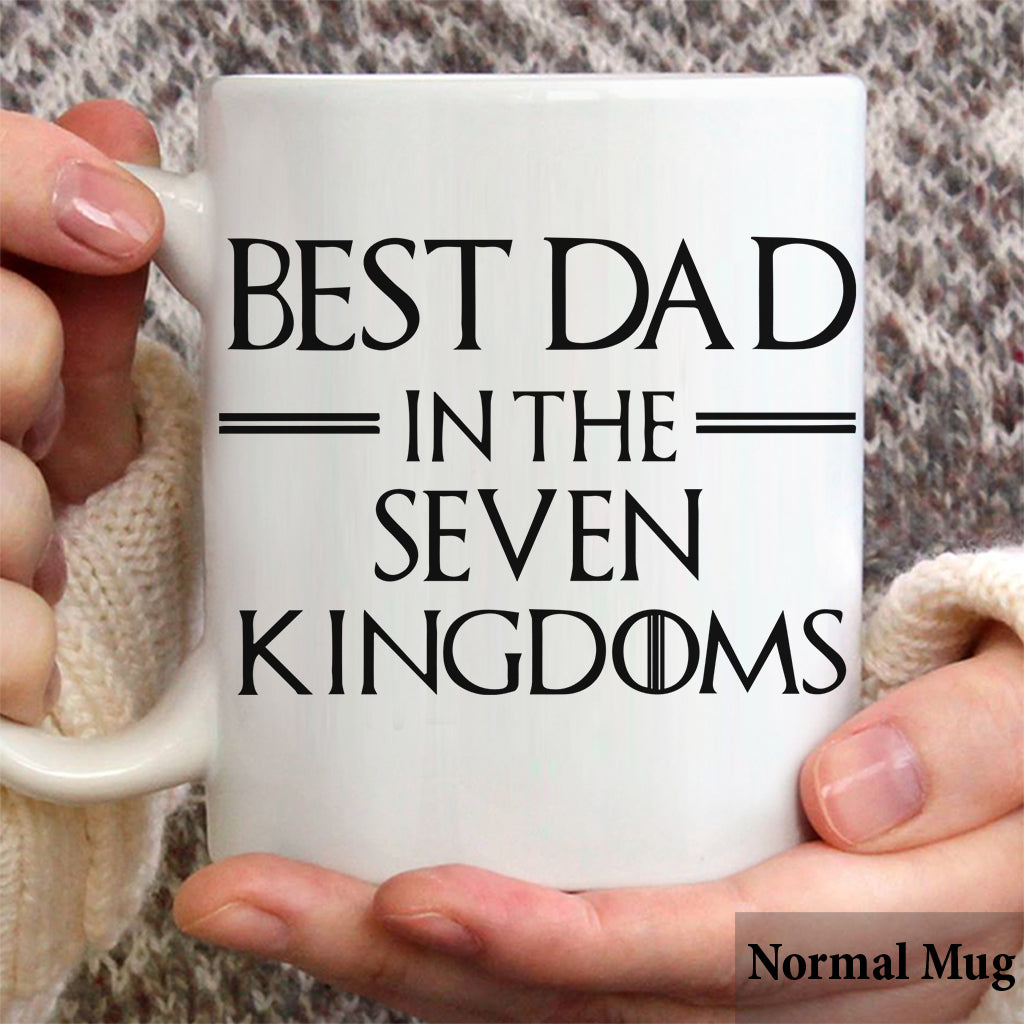 Best Dad In The Seven Kingdoms - Personalized Thrones Game Mug