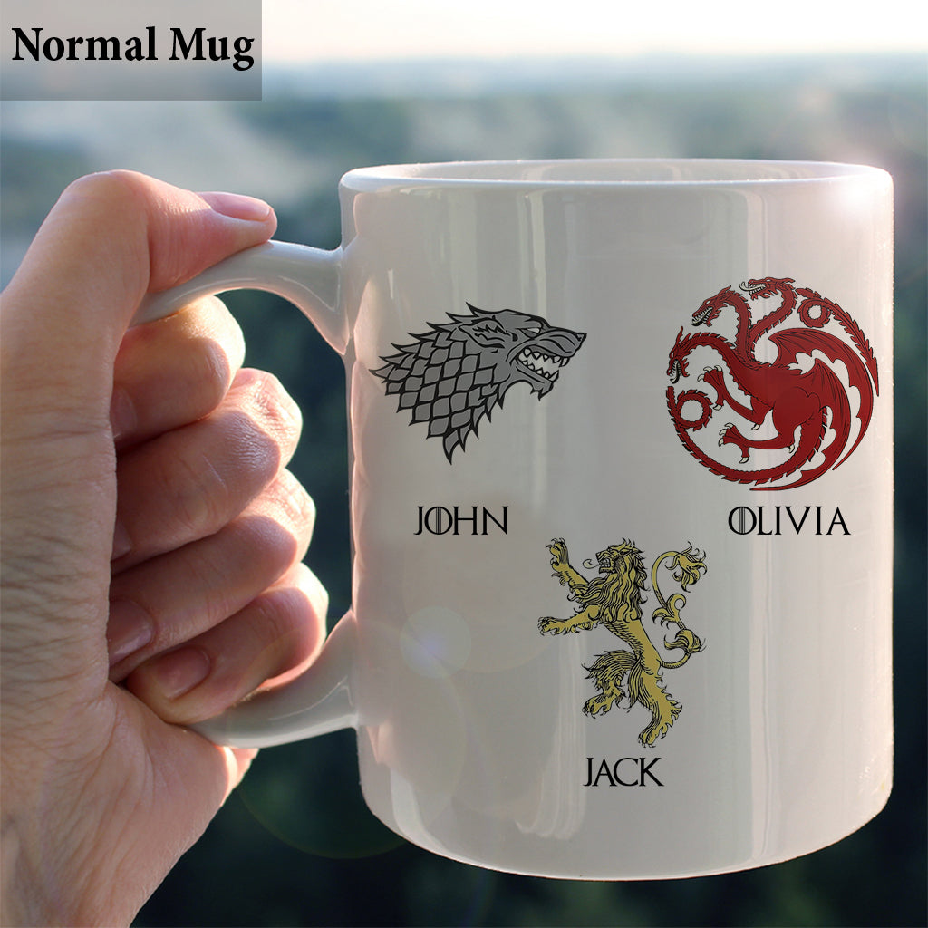 Best Dad In The Seven Kingdoms - Personalized Thrones Game Mug
