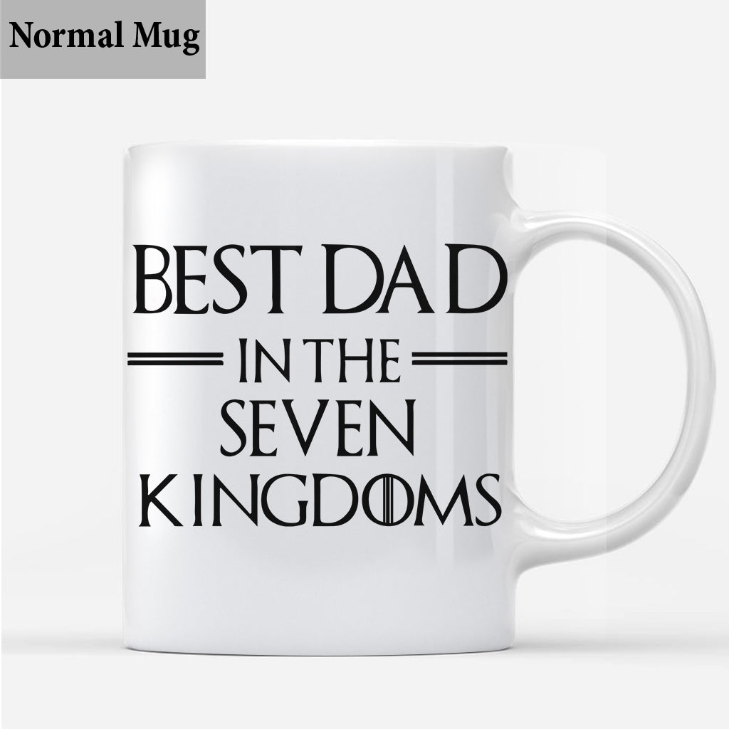 Best Dad In The Seven Kingdoms - Personalized Thrones Game Mug