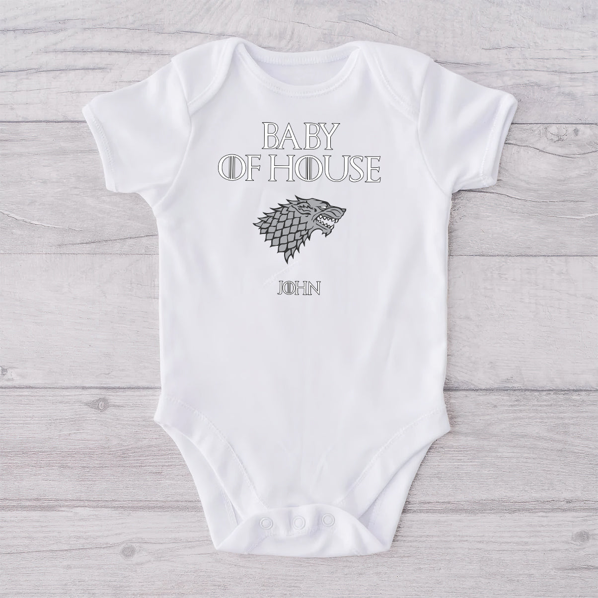 Best Dad In The Seven Kingdoms - Personalized Thrones Game T-shirt And Baby Onesie
