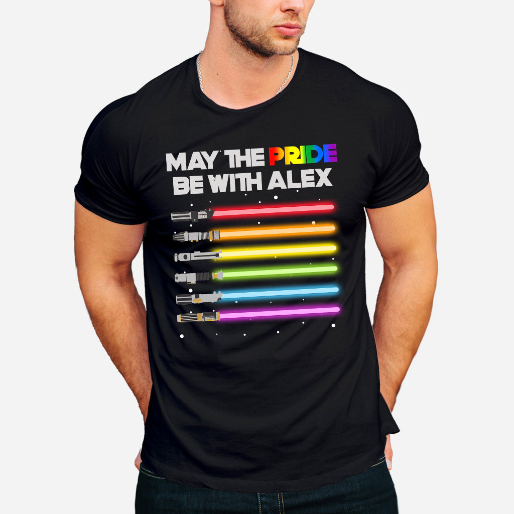 May The Pride Be With You - Personalized LGBT Support T-shirt and Hoodie