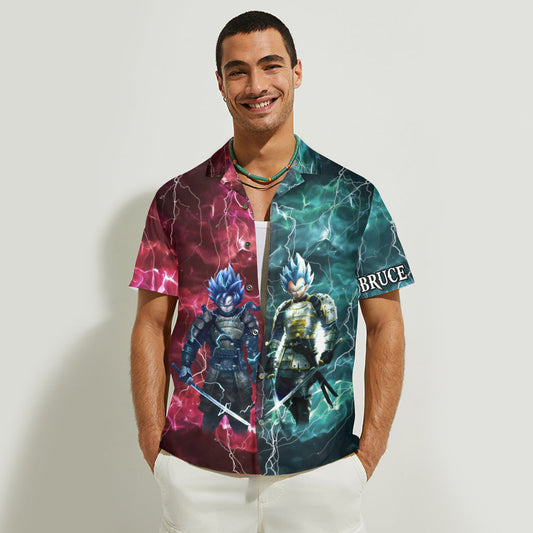Call On Me Brother - Personalized Seven Balls Hawaiian Shirt