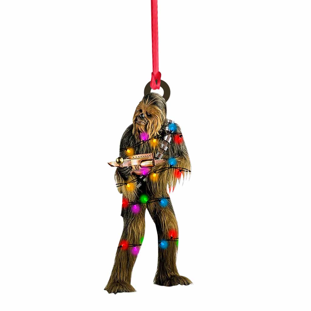 Chewbacca - Christmas The Force Ornament (Printed On Both Sides)