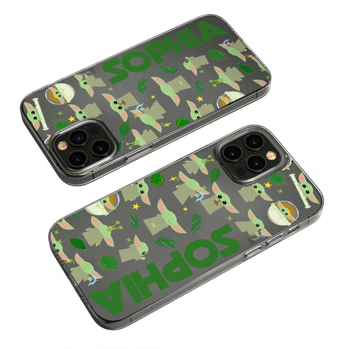 Baby Summer - Personalized The Force Clear Phone Case
