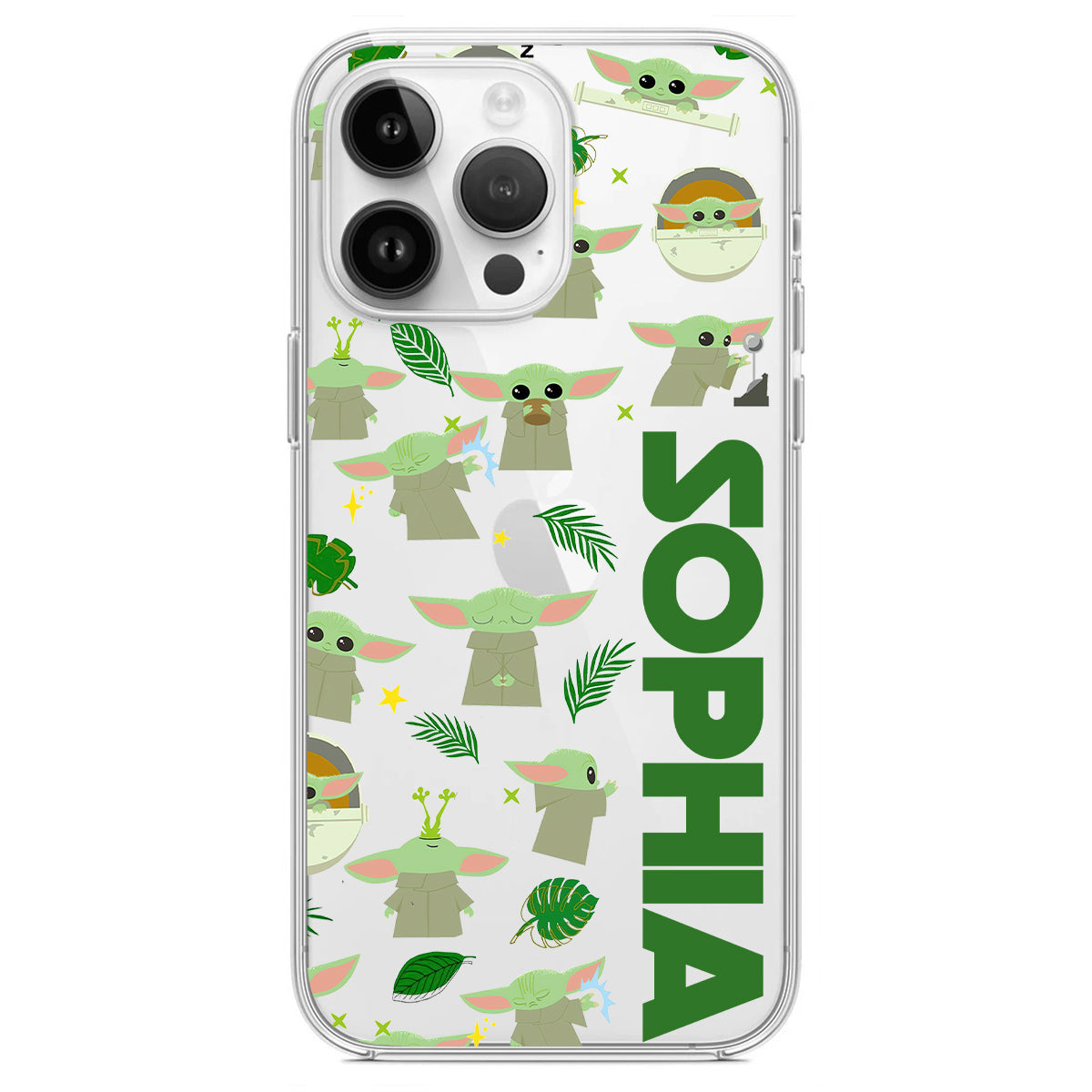 Baby Summer - Personalized The Force Clear Phone Case