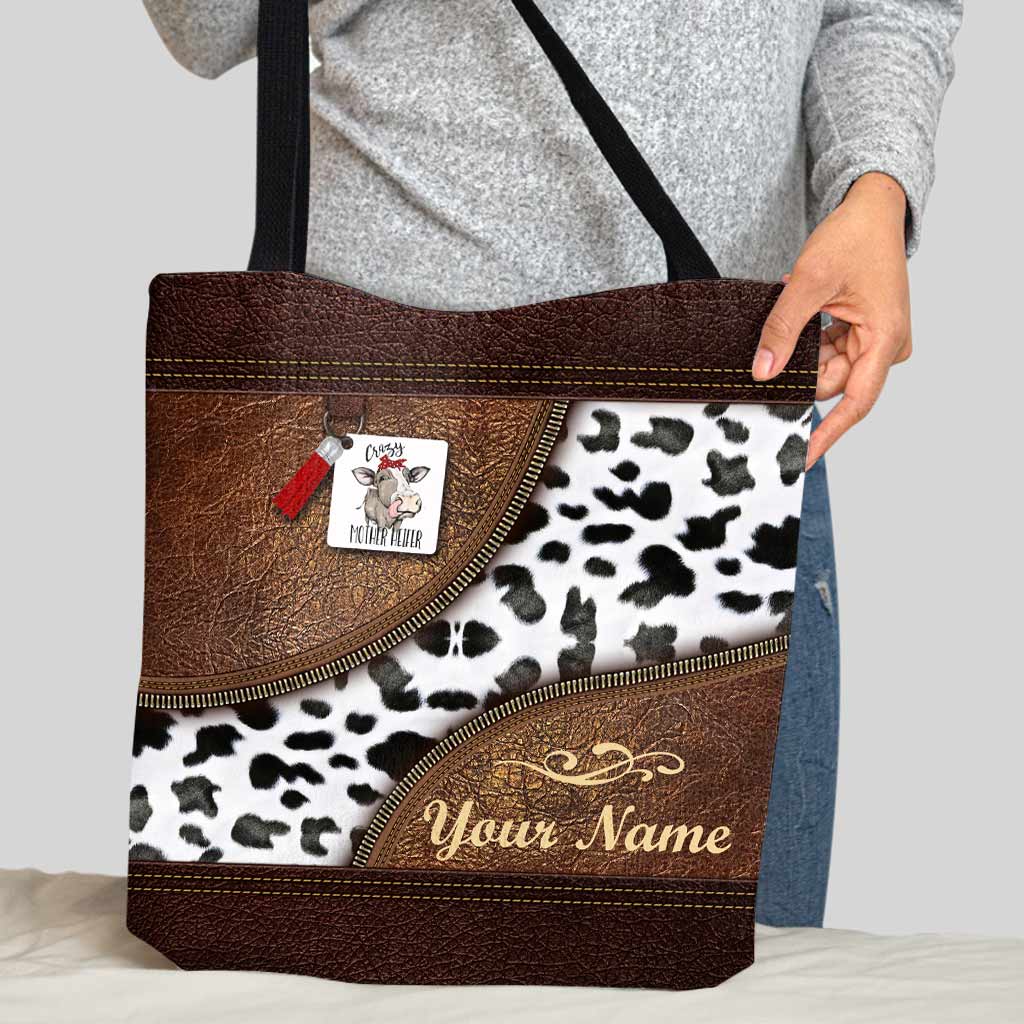 Crazy Mother Heifer - Cow Personalized Tote Bag