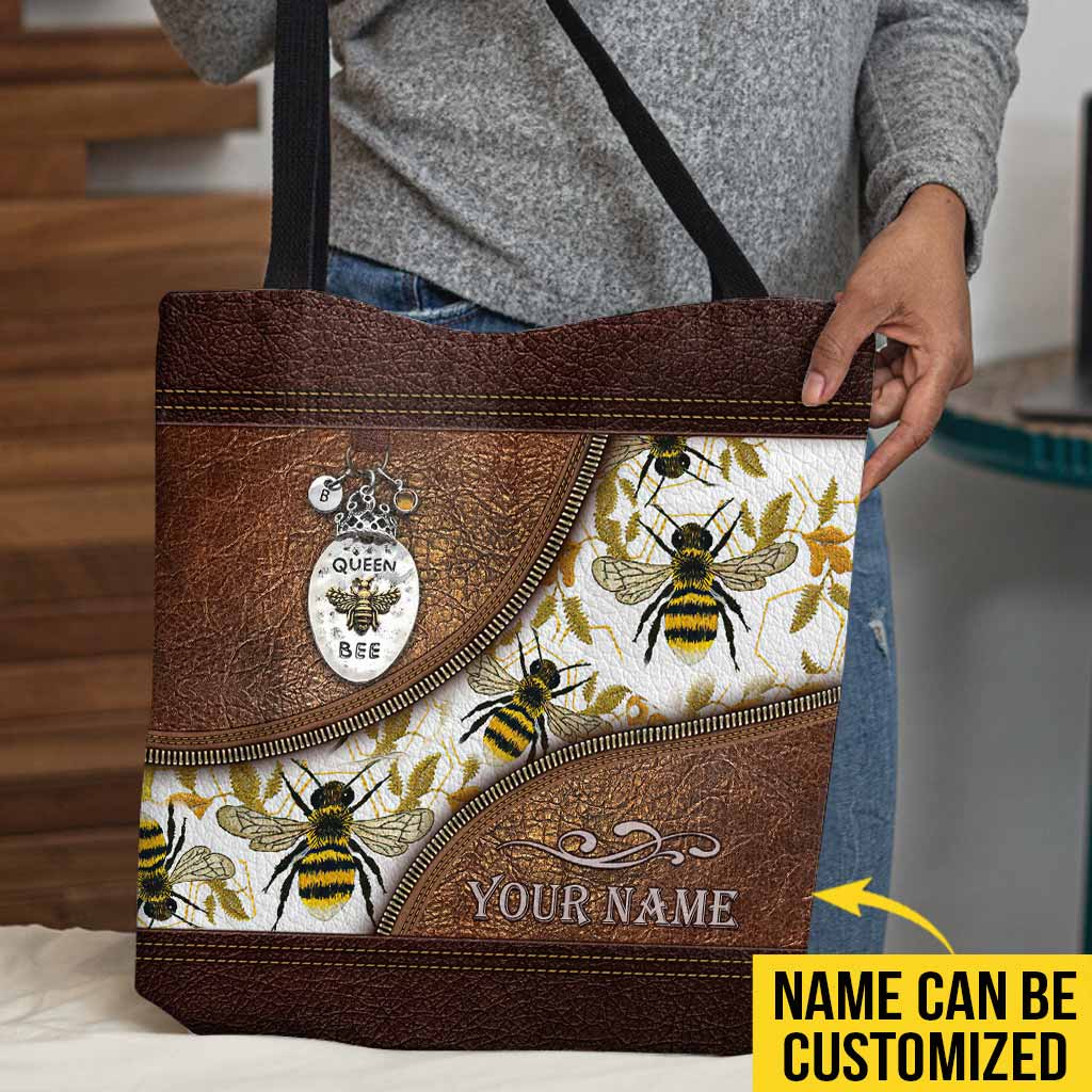 Queen Bee Personalized Tote Bag
