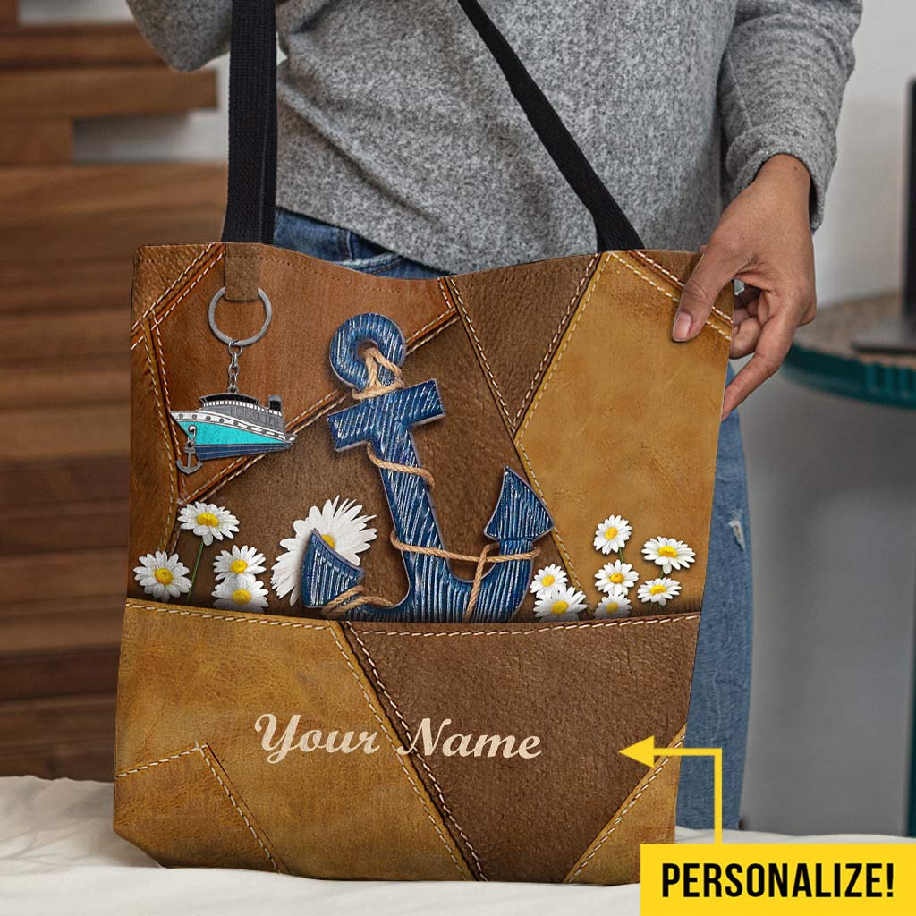 Salty Lil' Beach - Cruise Personalized Tote Bag