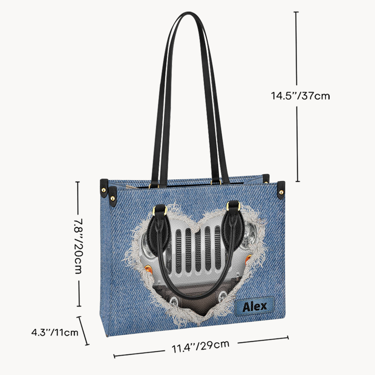 Wild Life - Personalized Car Leather Handbag