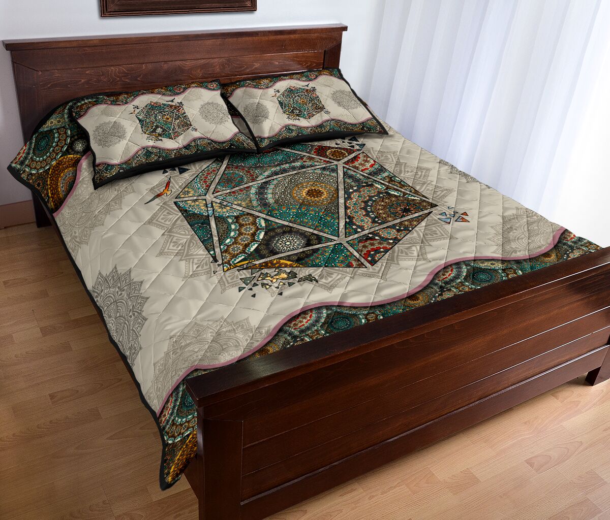 And Into The Darkness I Roll RPG Quilt Set 0622