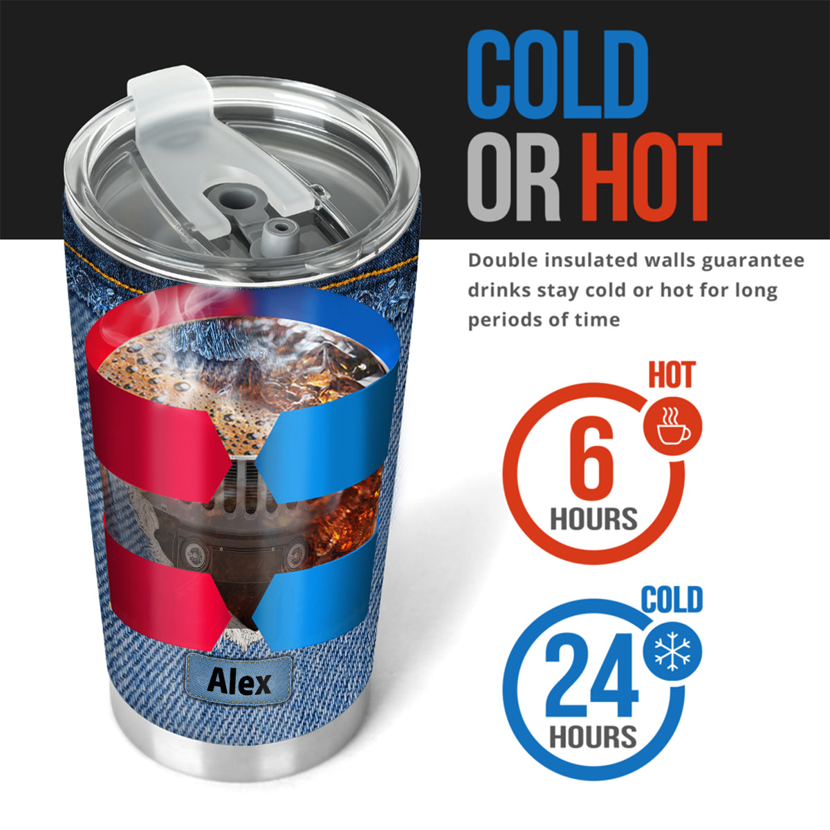 Wild Life - Personalized Car Tumbler