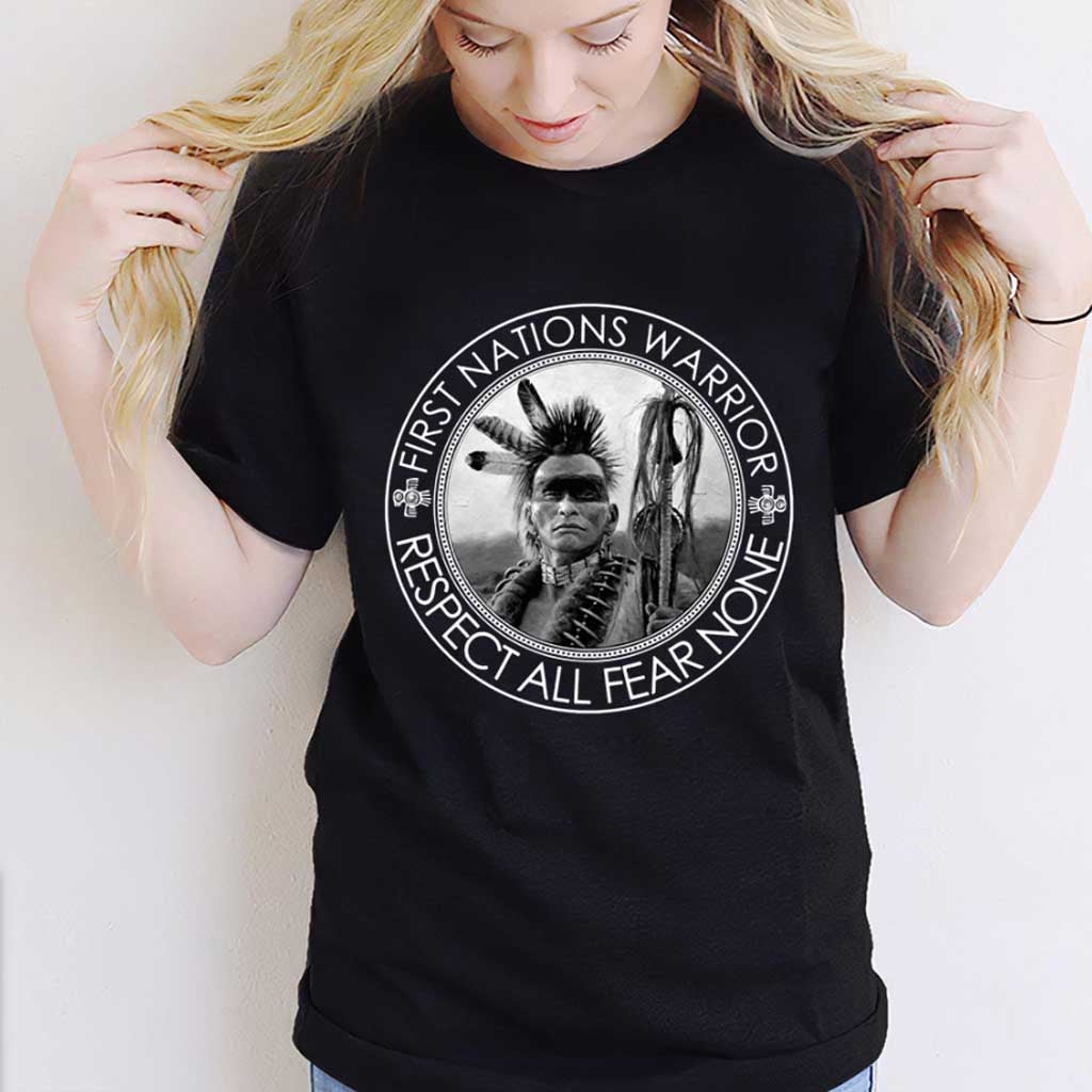 First Nation Warrior - American Indian T-shirt and Hoodie 1121