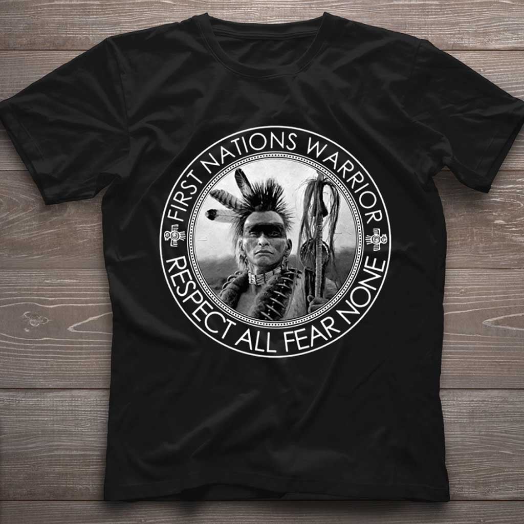 First Nation Warrior - American Indian T-shirt and Hoodie 1121