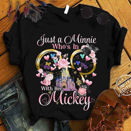 Just A Girl - Couple Mouse T-shirt and Hoodie