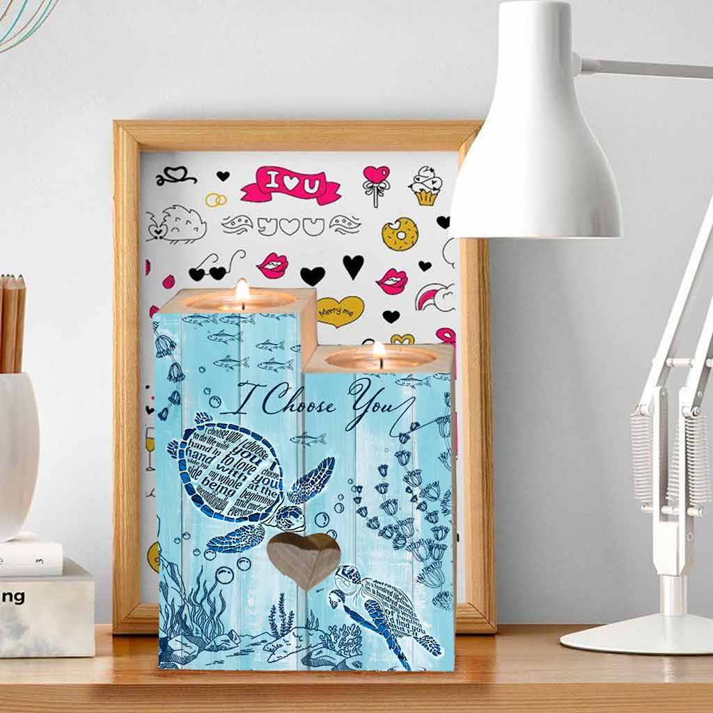 I Choose You - Turtle Candle Holder