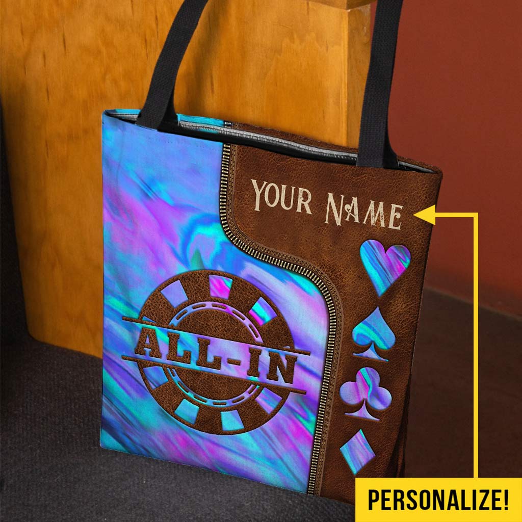 Love Poker Personalized Tote Bag