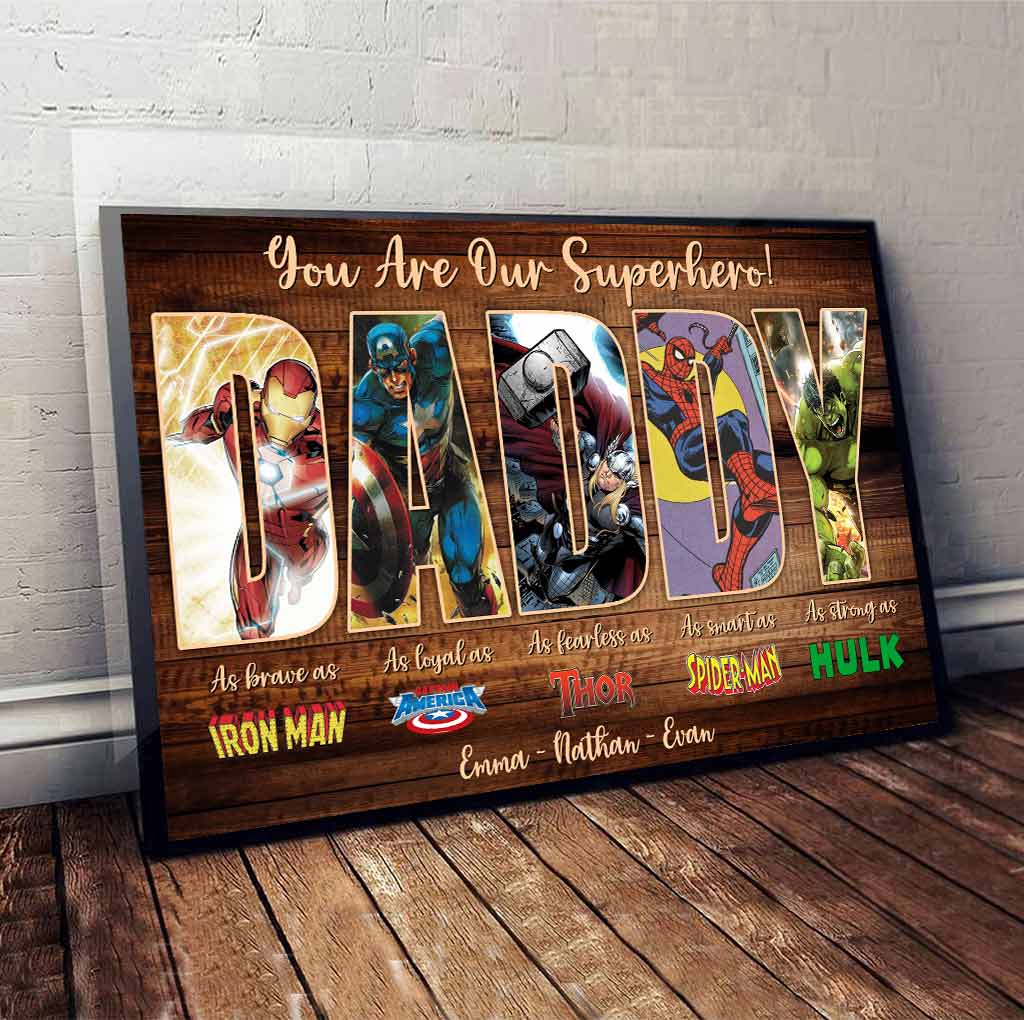 Daddy You Are - Personalized Father's Day Poster