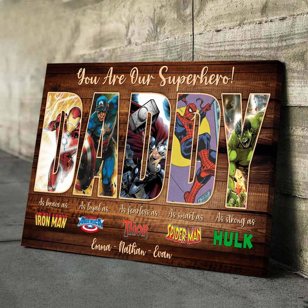 Daddy You Are - Personalized Father's Day Poster