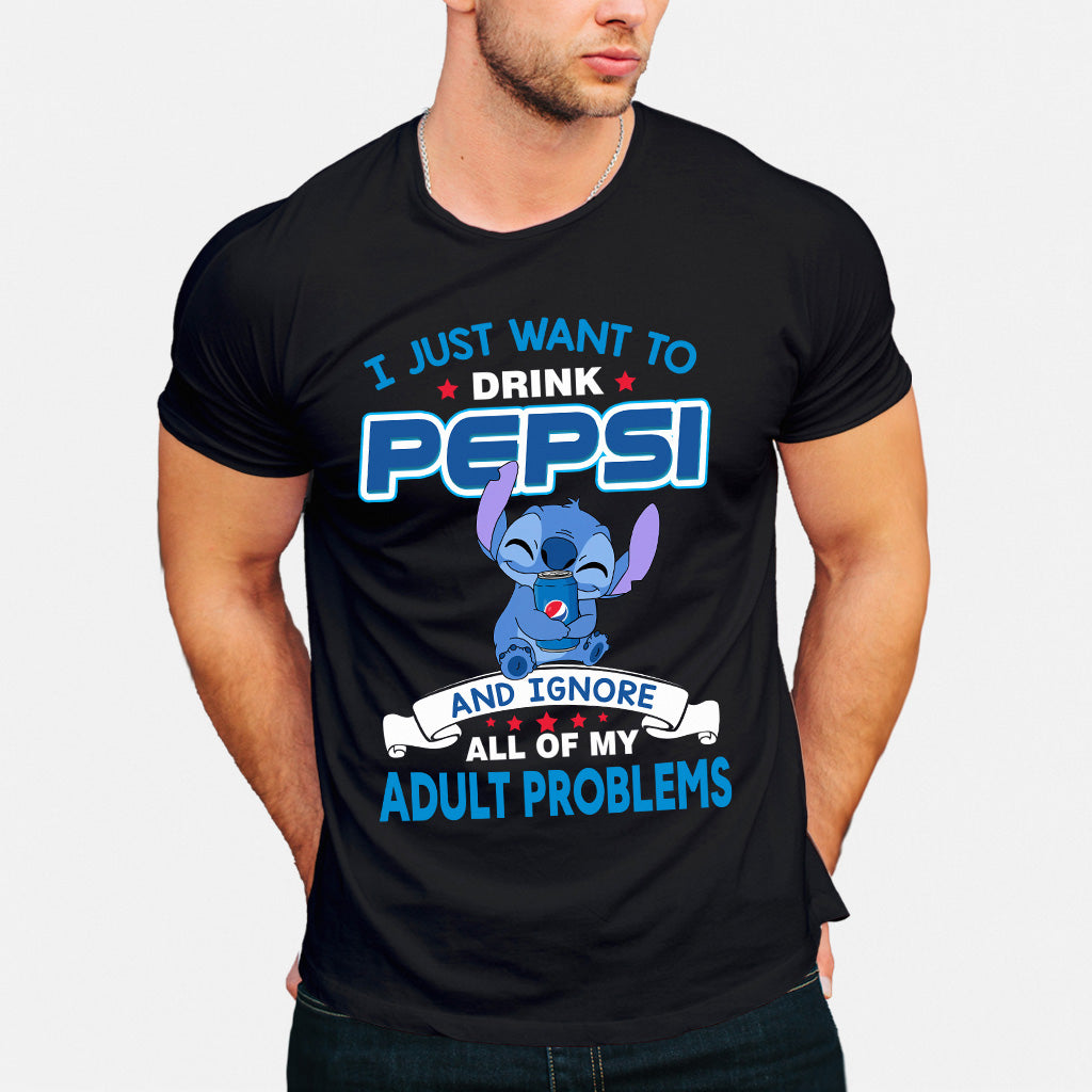 I Just Want To Drink - Blue Soft Drink T-shirt and Hoodie