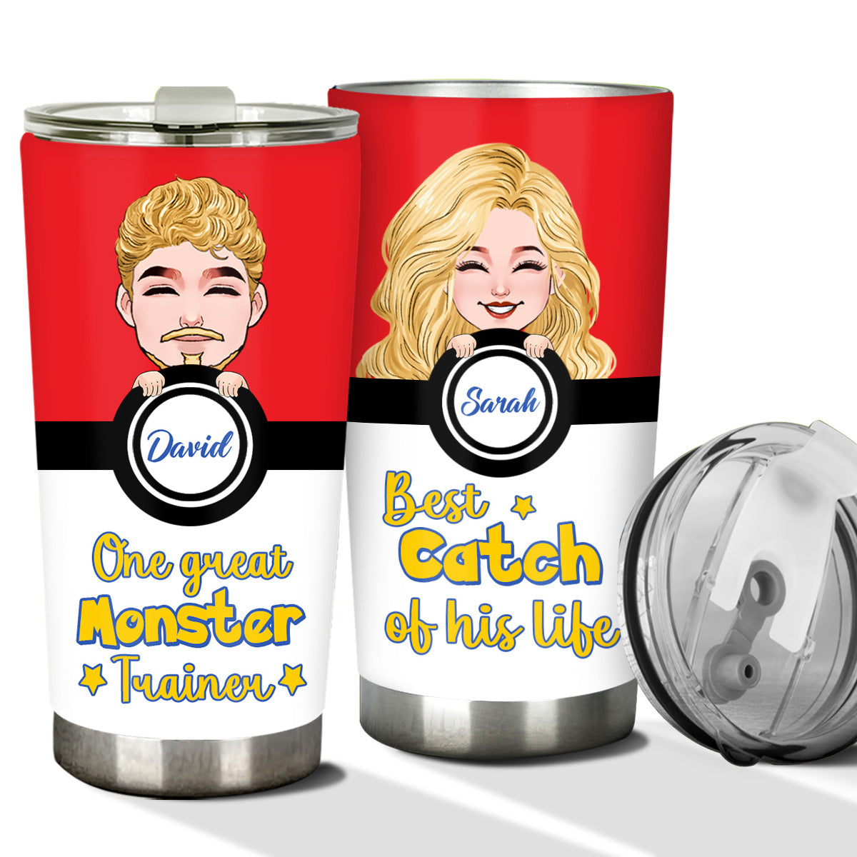 One Great Monster Trainer - Personalized Monster Trainer Tumbler