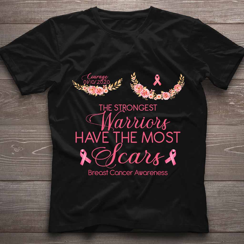 Breast Cancer Awareness Scars - Personalized T-shirt and Hoodie
