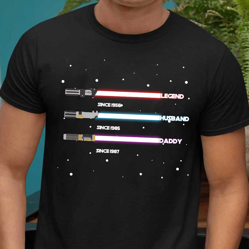 Legend Husband Daddy - Personalized Father's Day T-shirt and Hoodie