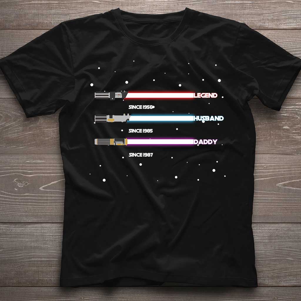 Legend Husband Daddy - Personalized Father's Day T-shirt and Hoodie