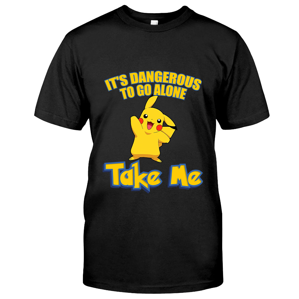 It's Dangerous To Go Alone - Personalized Monster Trainer T-shirt and Hoodie