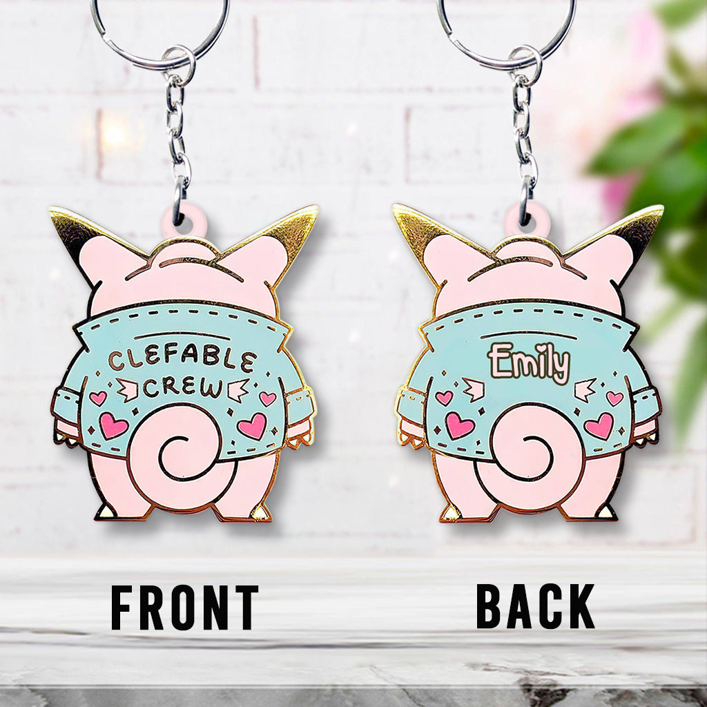 Apparently We Are Trouble When We are Together - Personalized Monster Trainer Keychain