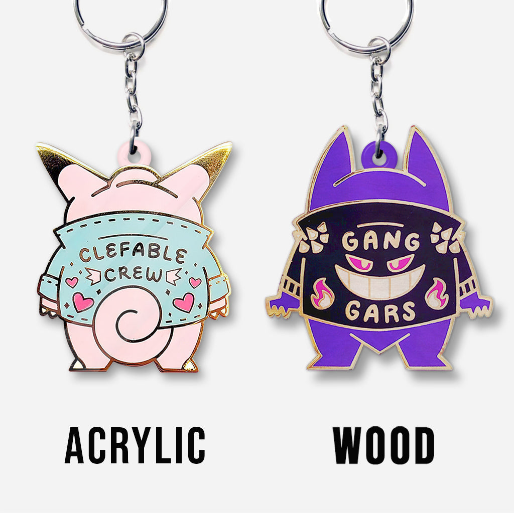 Apparently We Are Trouble When We are Together - Personalized Monster Trainer Keychain