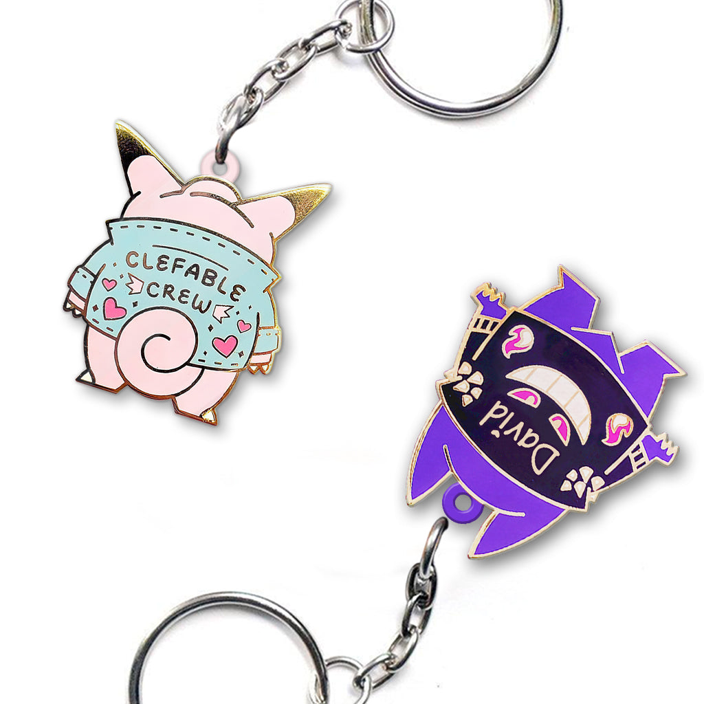Apparently We Are Trouble When We are Together - Personalized Monster Trainer Keychain
