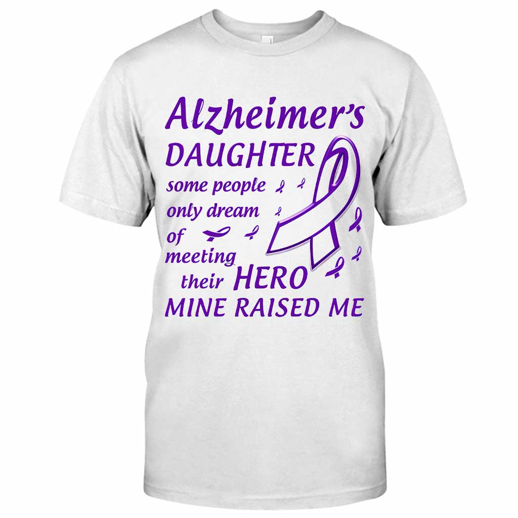 Alzheimer Daughter - Alzheimer Awareness T-shirt And Hoodie 072021