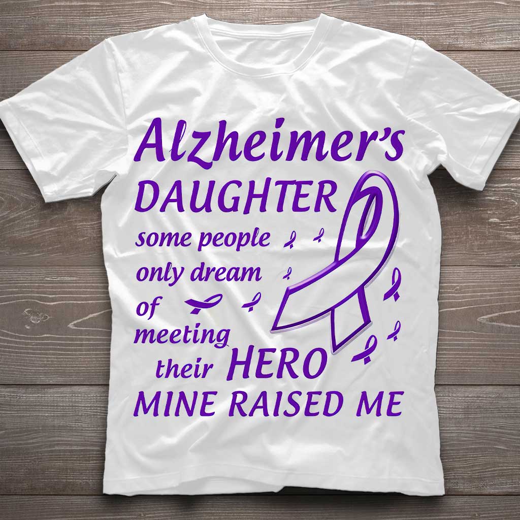 Alzheimer Daughter - Alzheimer Awareness T-shirt And Hoodie 072021