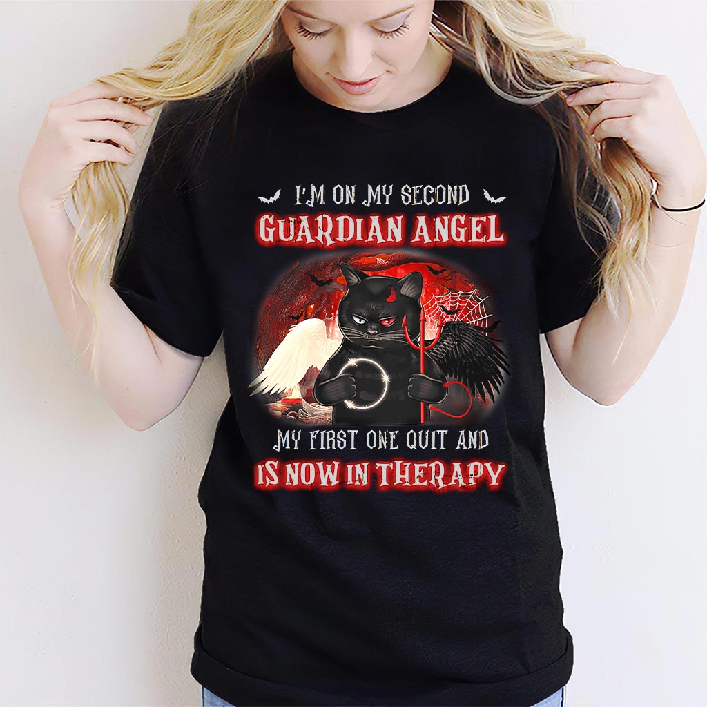I'm On My Second Guardian Angel - Sarcasm T-shirt and Hoodie 102021