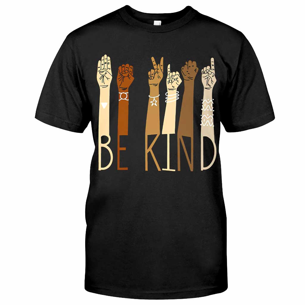 Be Kind - American Sign Language T-shirt And Hoodie 062021