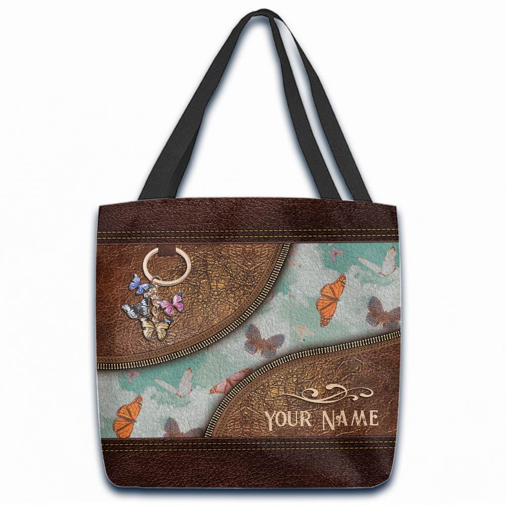 Love Butterflies Personalized Tote Bag
