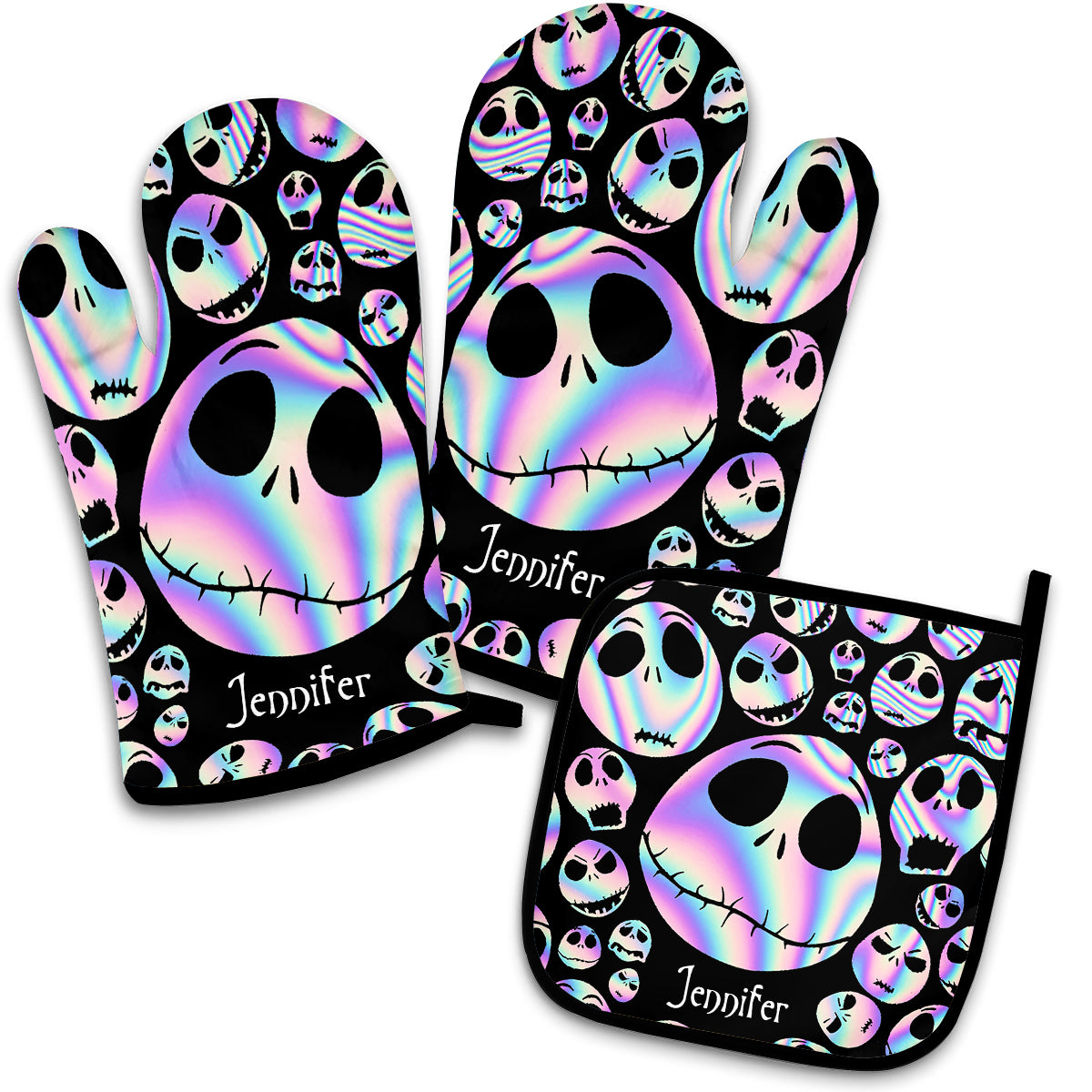 Magical Kitchen - Personalized Baking Oven Mitts & Pot Holder Set